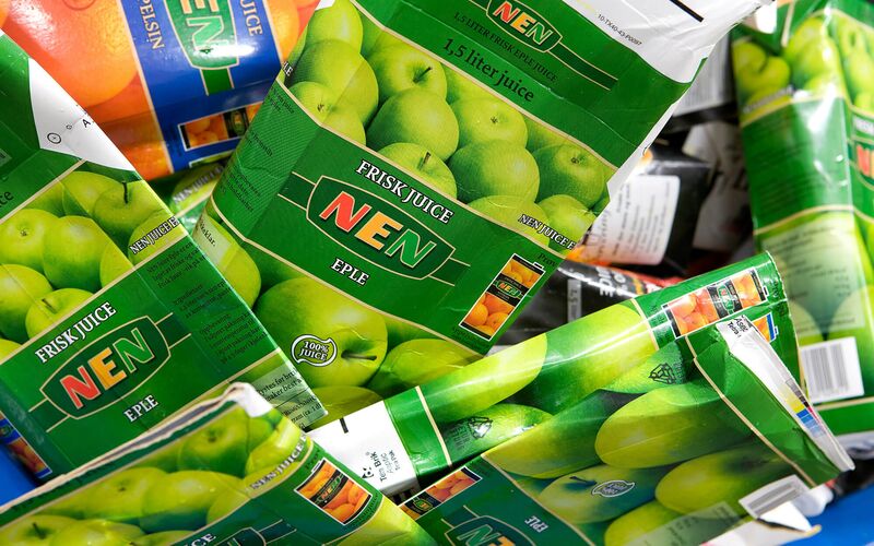 Separering af Tetra-Pak