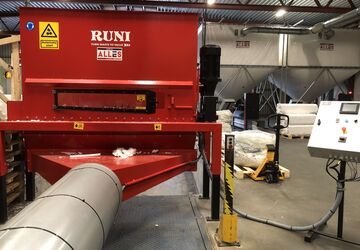 Recycling plant EPS compaction RUNI