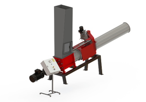 Komprimering af airlaid støv, komprimator, komprimatorer, støv, airlaid, compacting, compactor, stationærkomprimator, sneglekomprimator, affaldskomprimator, komprimering af støv, komprimering af affald