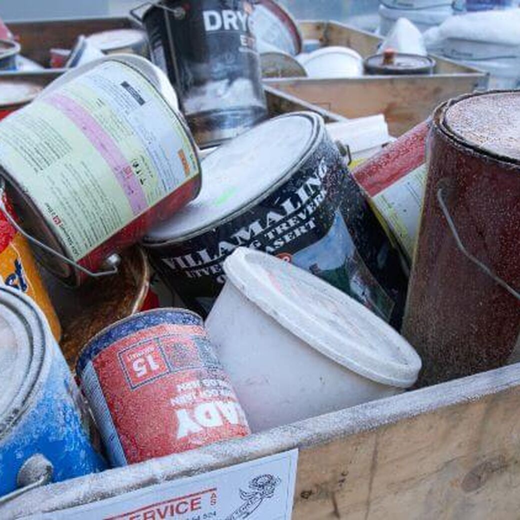 Separering af malerspande