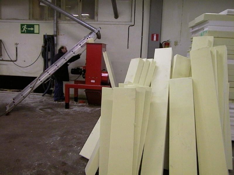 PUR, compacting, recycling, komprimering, sneglekomprimator, RUNI