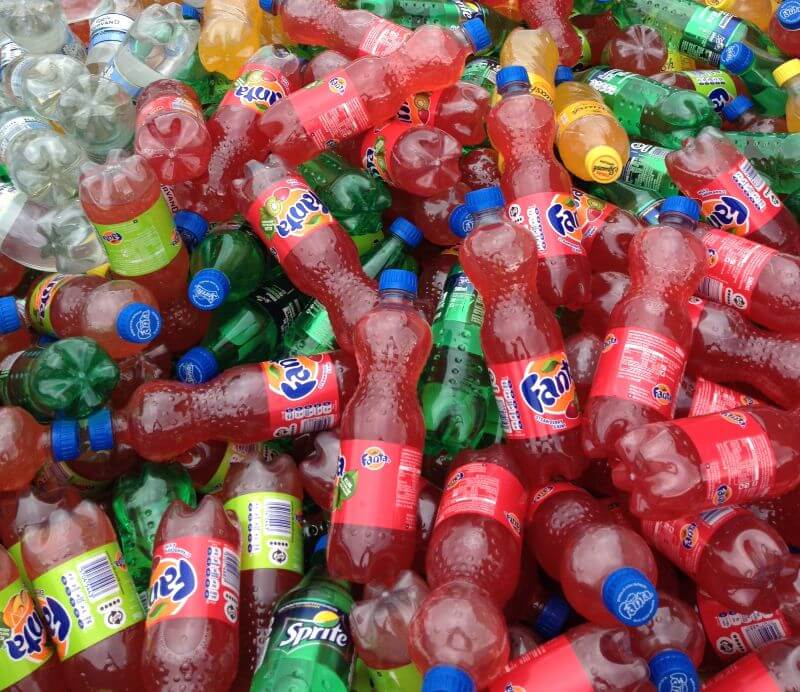 Separering af fyldte PET flasker